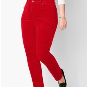 Talbots red corduroy pants